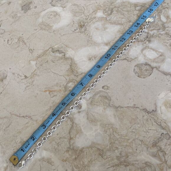 Tiffany & Co. Return To Tiffany Oval Tag Chunky Rolo Link Necklace 925 Sterling - Picture 11 of 12